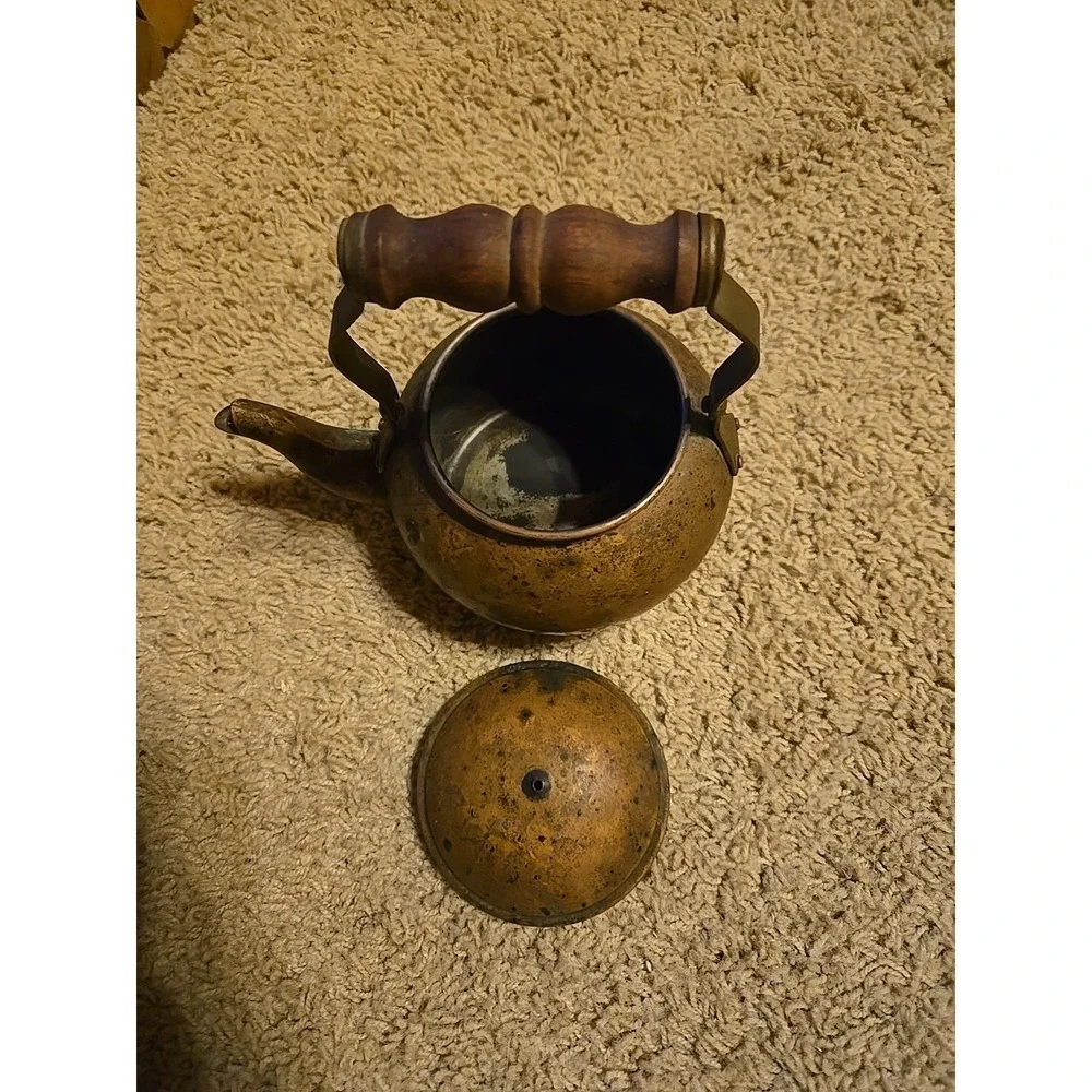 Vintage‎ Copper Tea Kettle